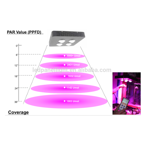 800W Unique Design Double Power Spider 4 Plus COB Led Grow Light hydroponic Indoor Greenhouse Plant